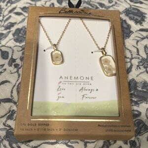 Bellissima Anemone Mom and Me Necklace